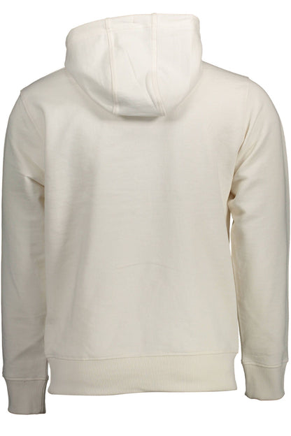 Elegant White Organic Cotton Hoodie