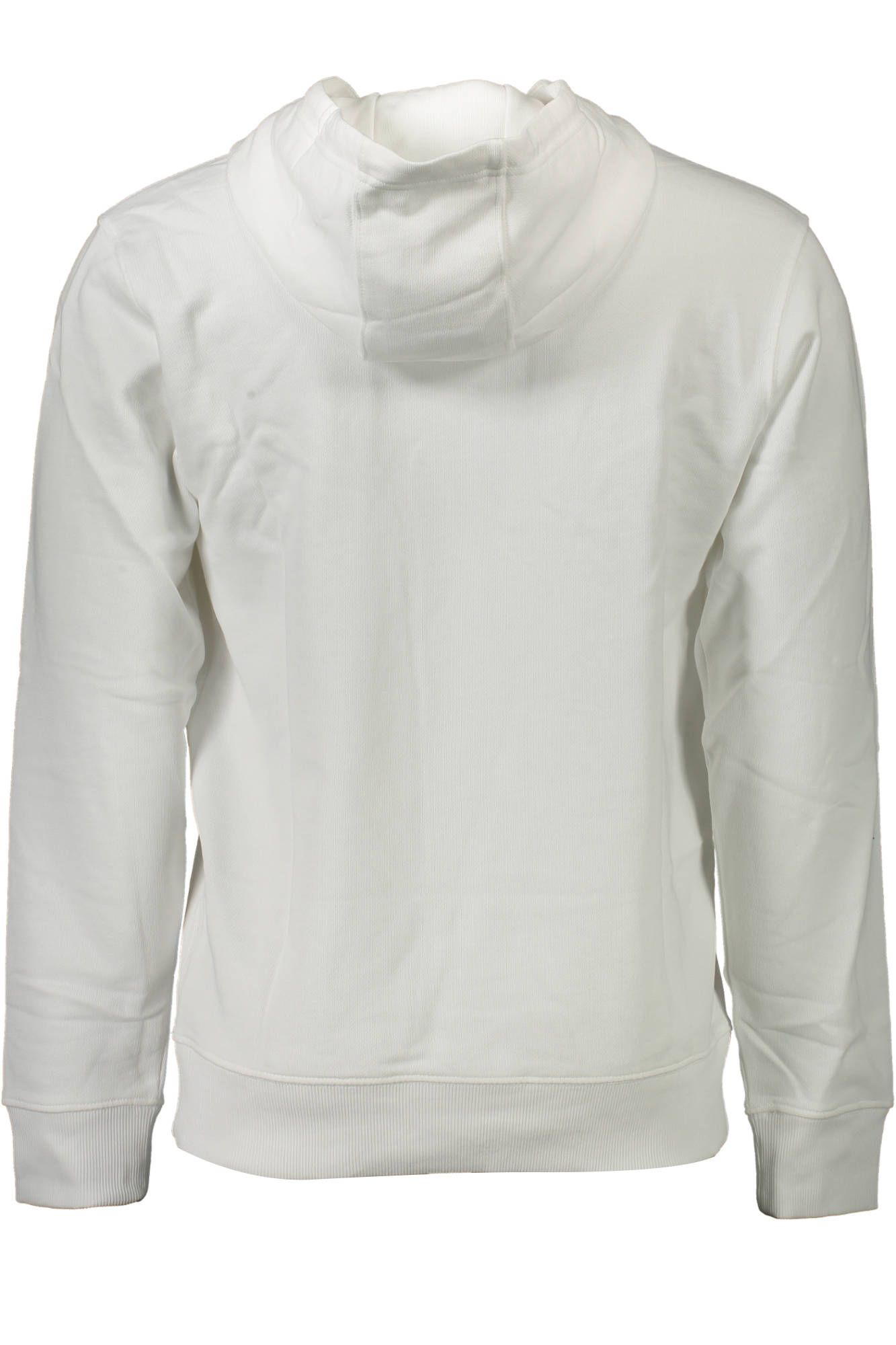 Classic White Hooded Sweatshirt with Embroidery