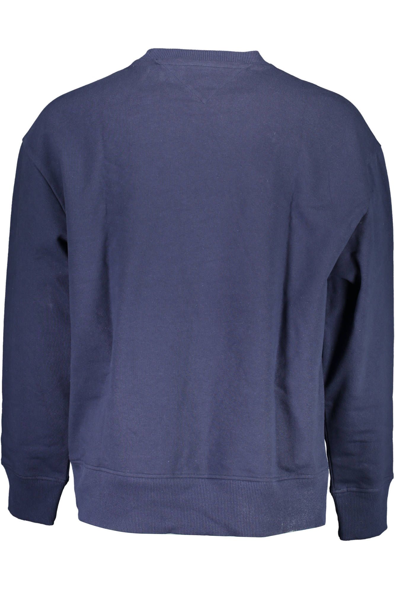 Eco-Conscious Blue Embroidered Sweatshirt