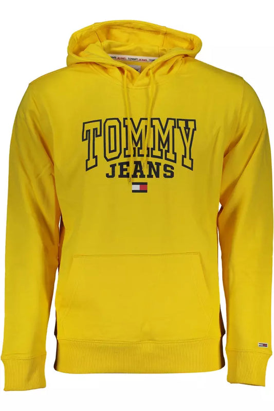 Sunny Yellow Cotton Hooded Sweatshirt