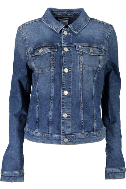 Chic Denim Jacket with Worn Effect