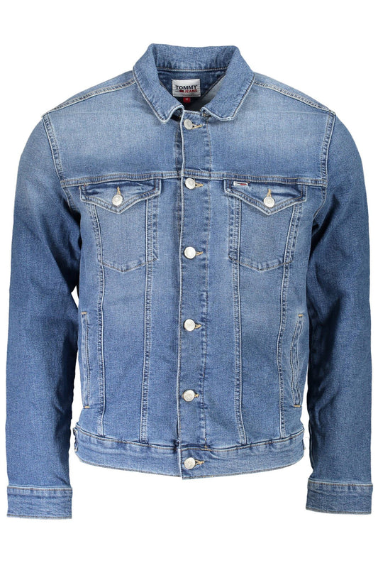 Chic Washed Denim Jacket with Embroidery