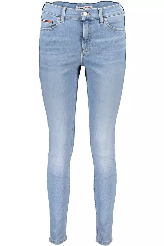 Chic Mid Rise Skinny Light Blue Jeans