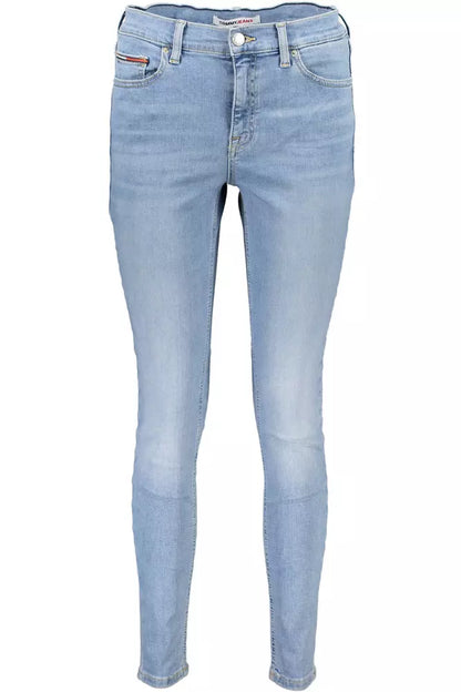 Chic Mid Rise Skinny Light Blue Jeans