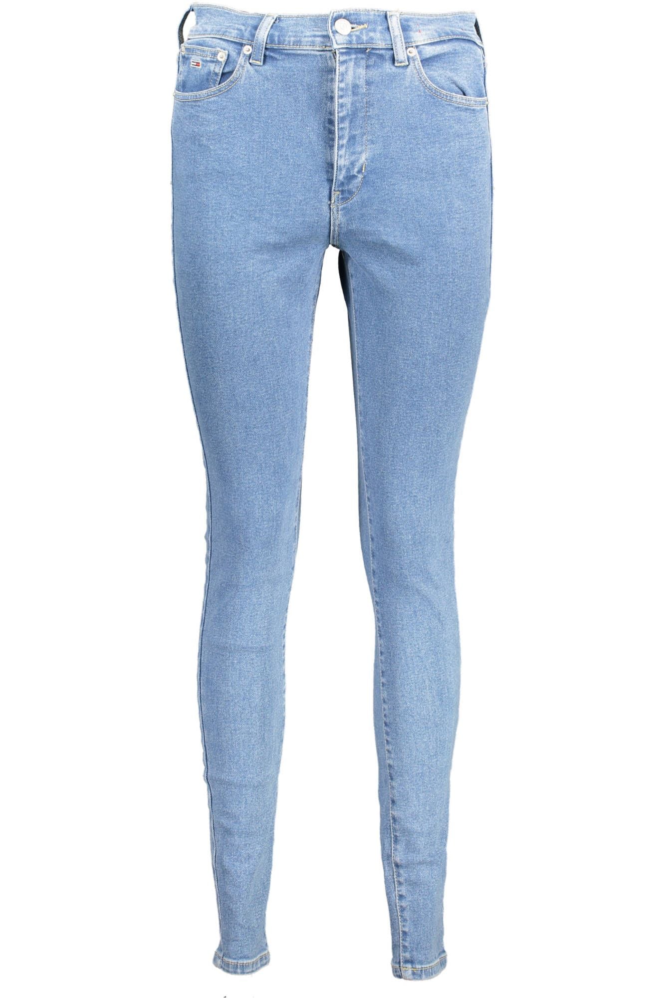 Chic High Waist Super Skinny Light Blue Jeans