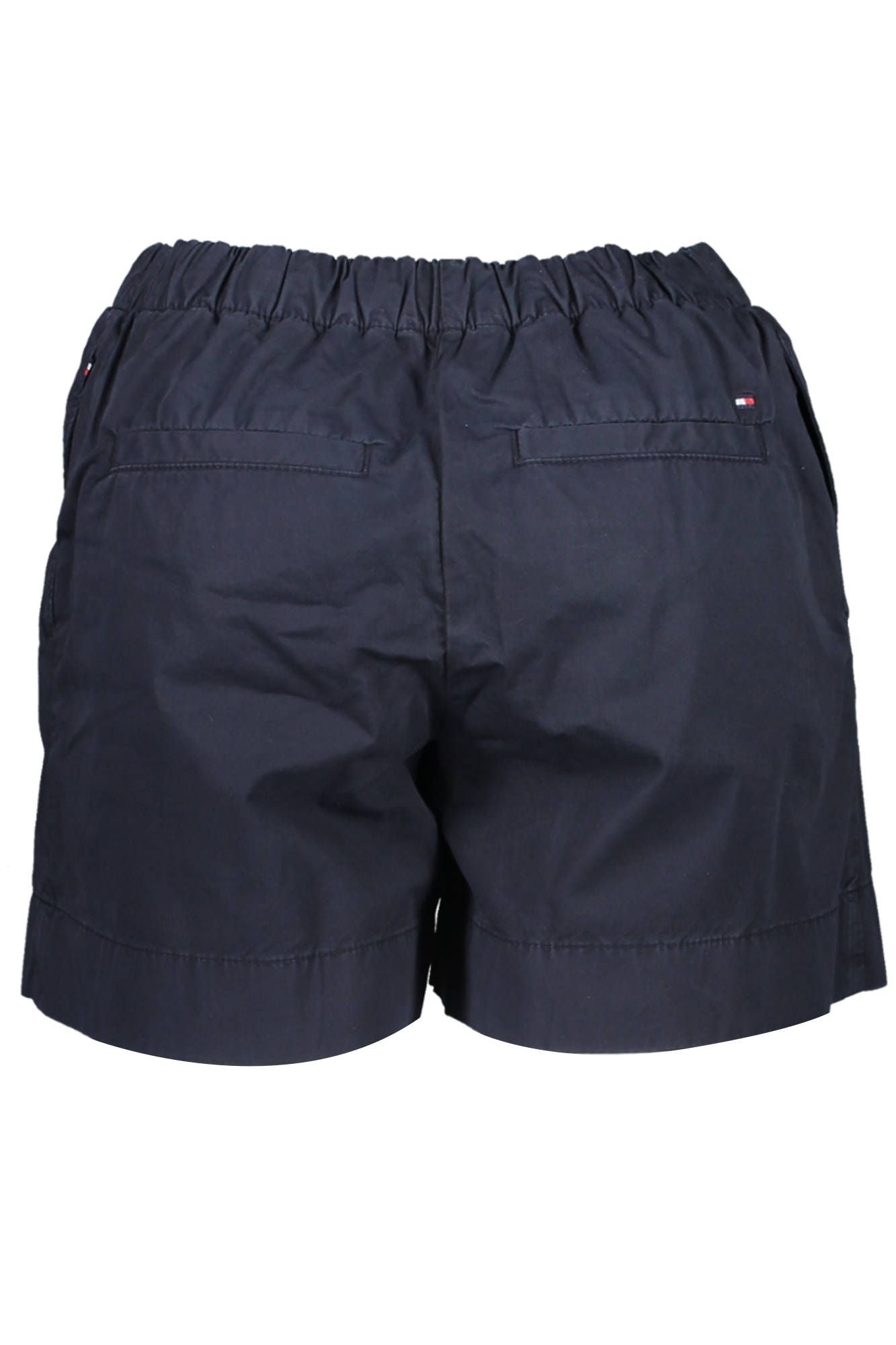 Chic Blue Cotton Shorts with Logo Detail