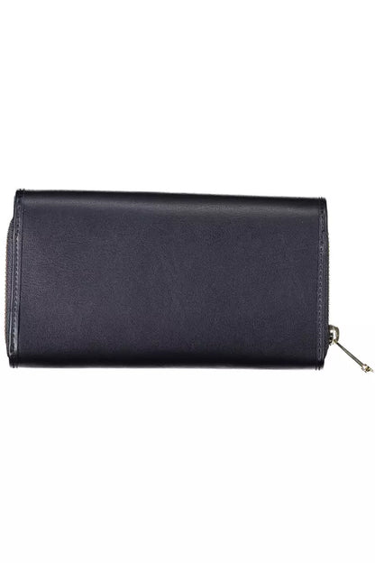 Elegant Blue Wallet with Ample Space