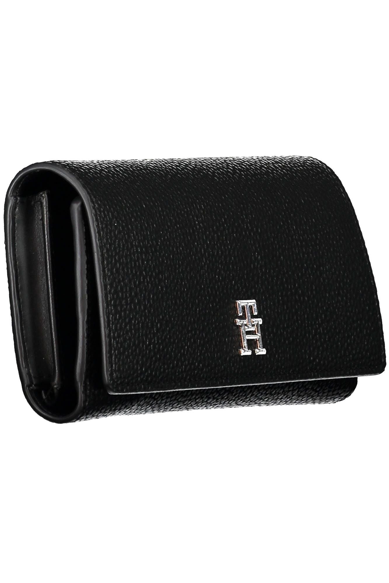 Sleek Black Multi-Compartment Wallet