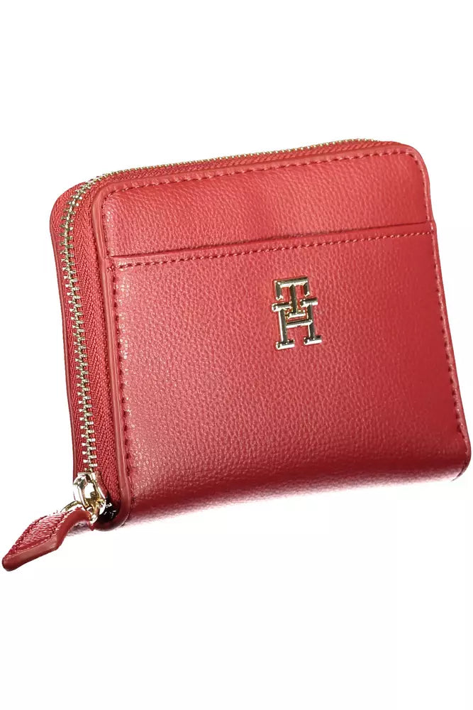 Elegant Pink Wallet with Multiple Compartments