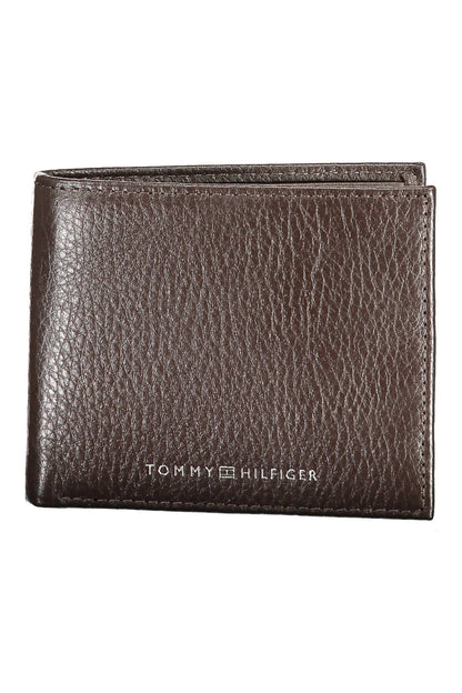 Elegant Brown Leather Bifold Wallet