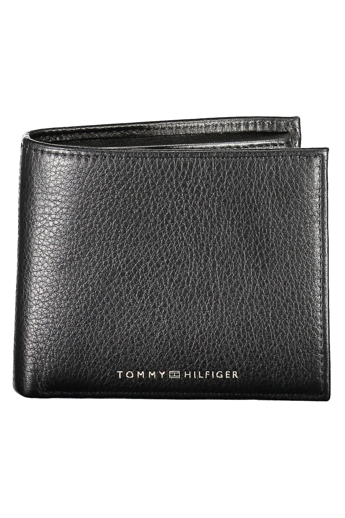 Elegant Black Leather Bifold Wallet