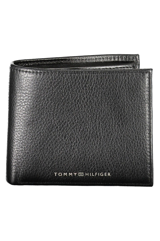 Elegant Black Leather Bifold Wallet