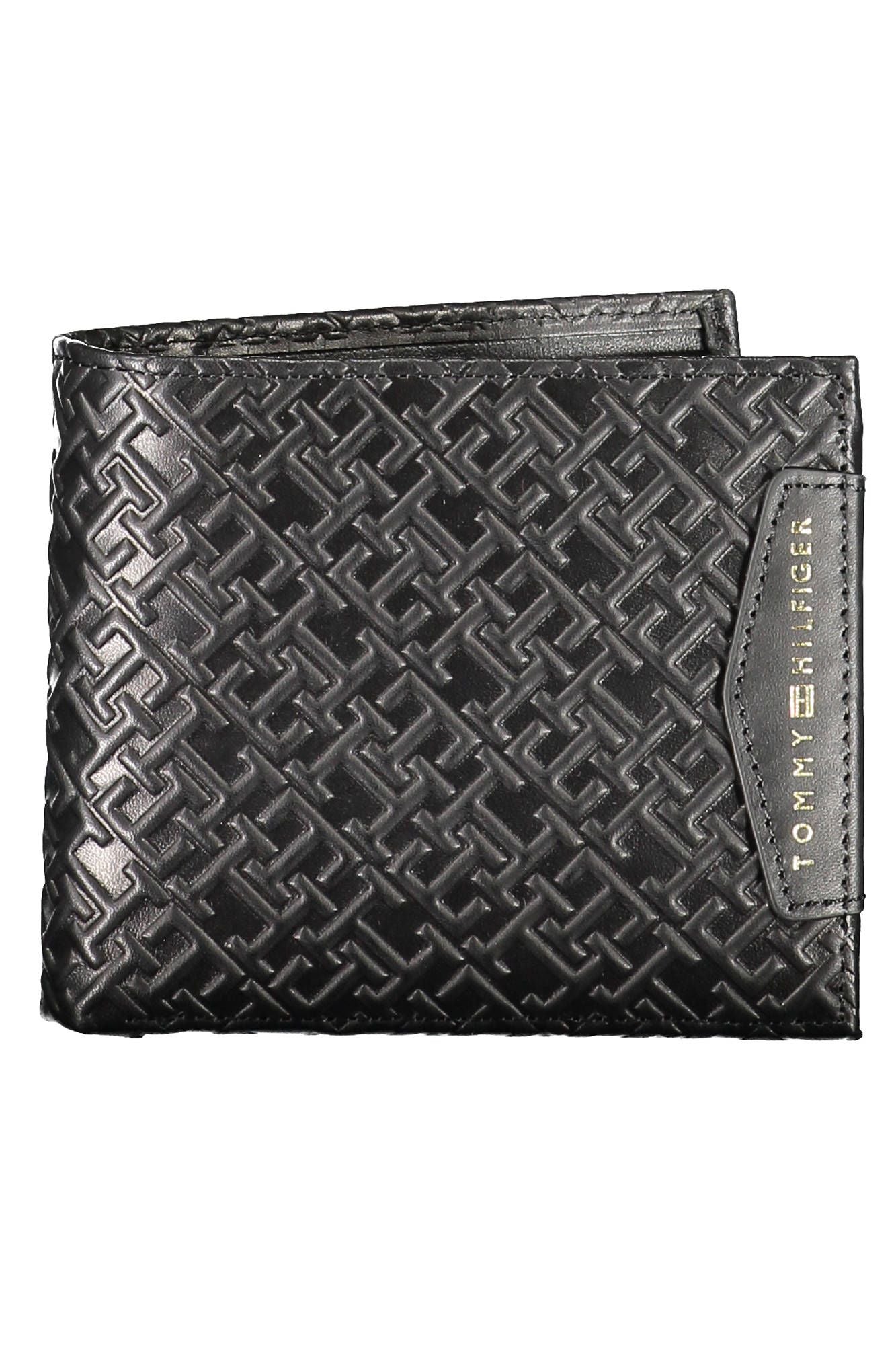 Elegant Black Leather Bifold Wallet