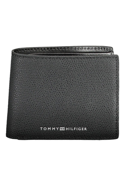 Elegant Black Leather Bifold Wallet