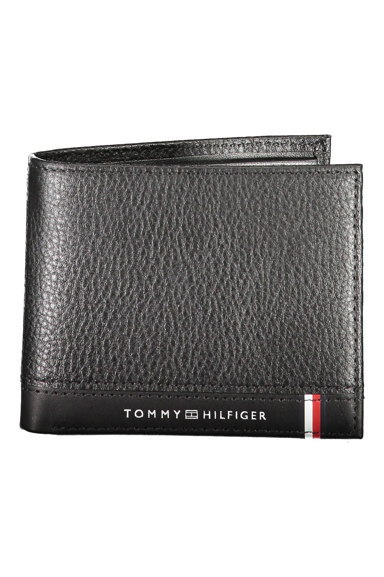 Elegant Black Polyethylene Men's Wallet