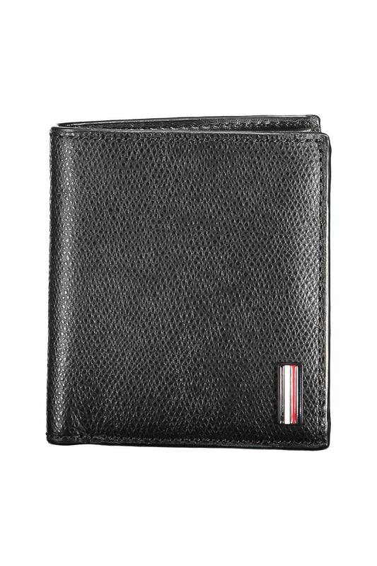 Elegant Black Leather Bifold Wallet