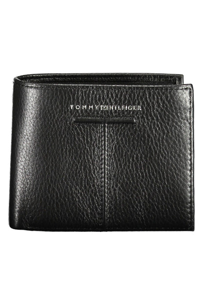 Elegant Black Leather Bifold Wallet