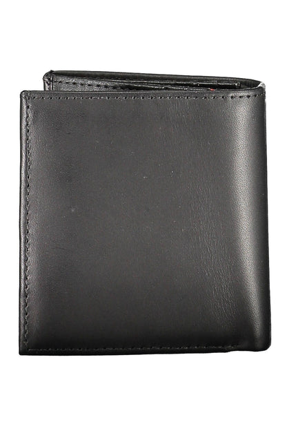 Elegant Black Leather Men's Wallet