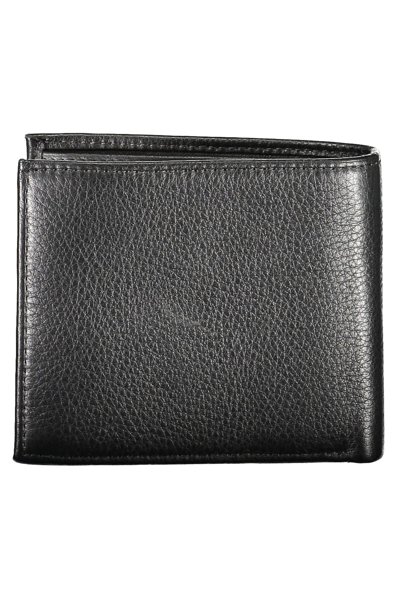 Elegant Black Leather Bifold Wallet