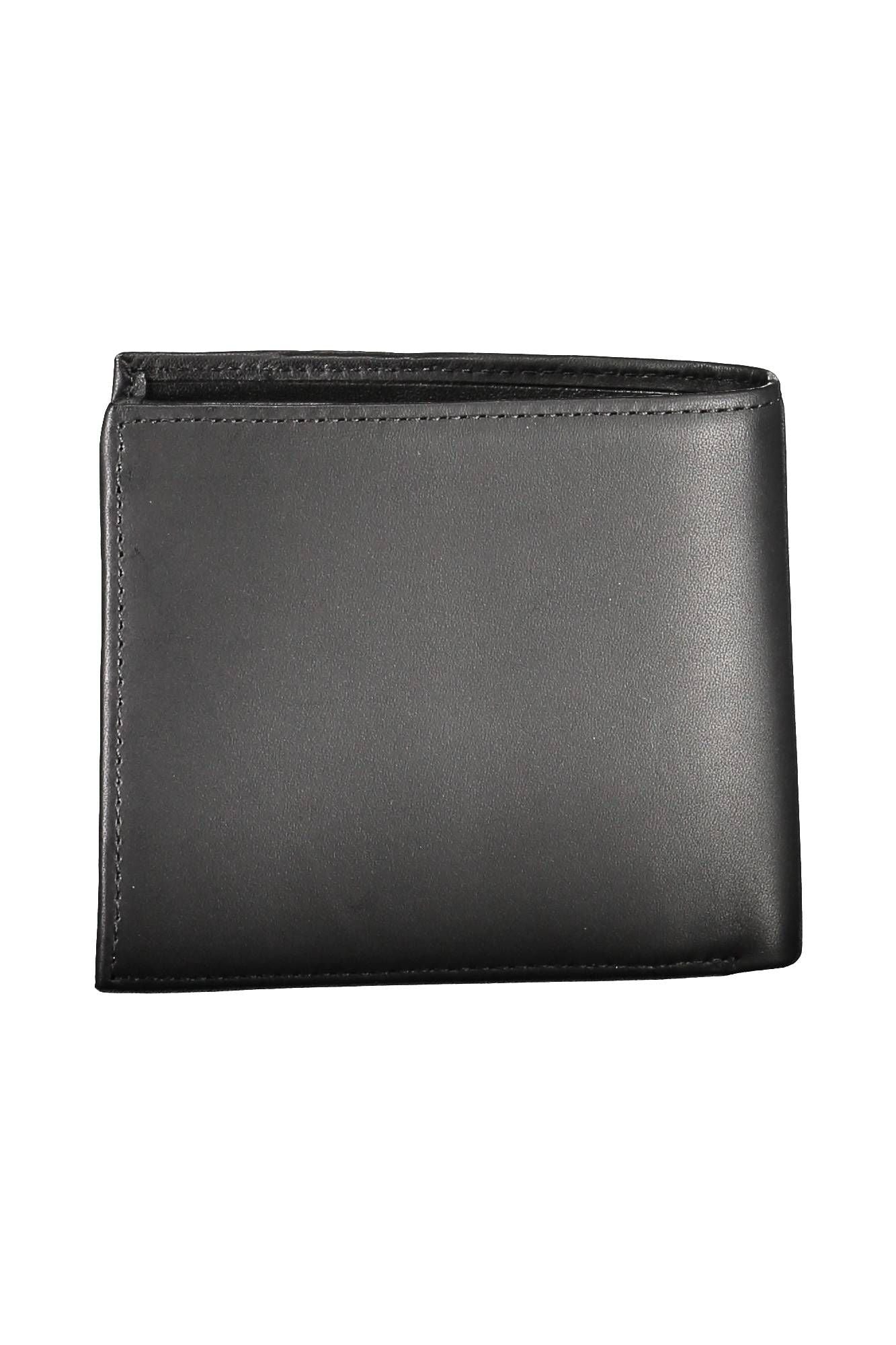 Elegant Black Leather Bifold Wallet