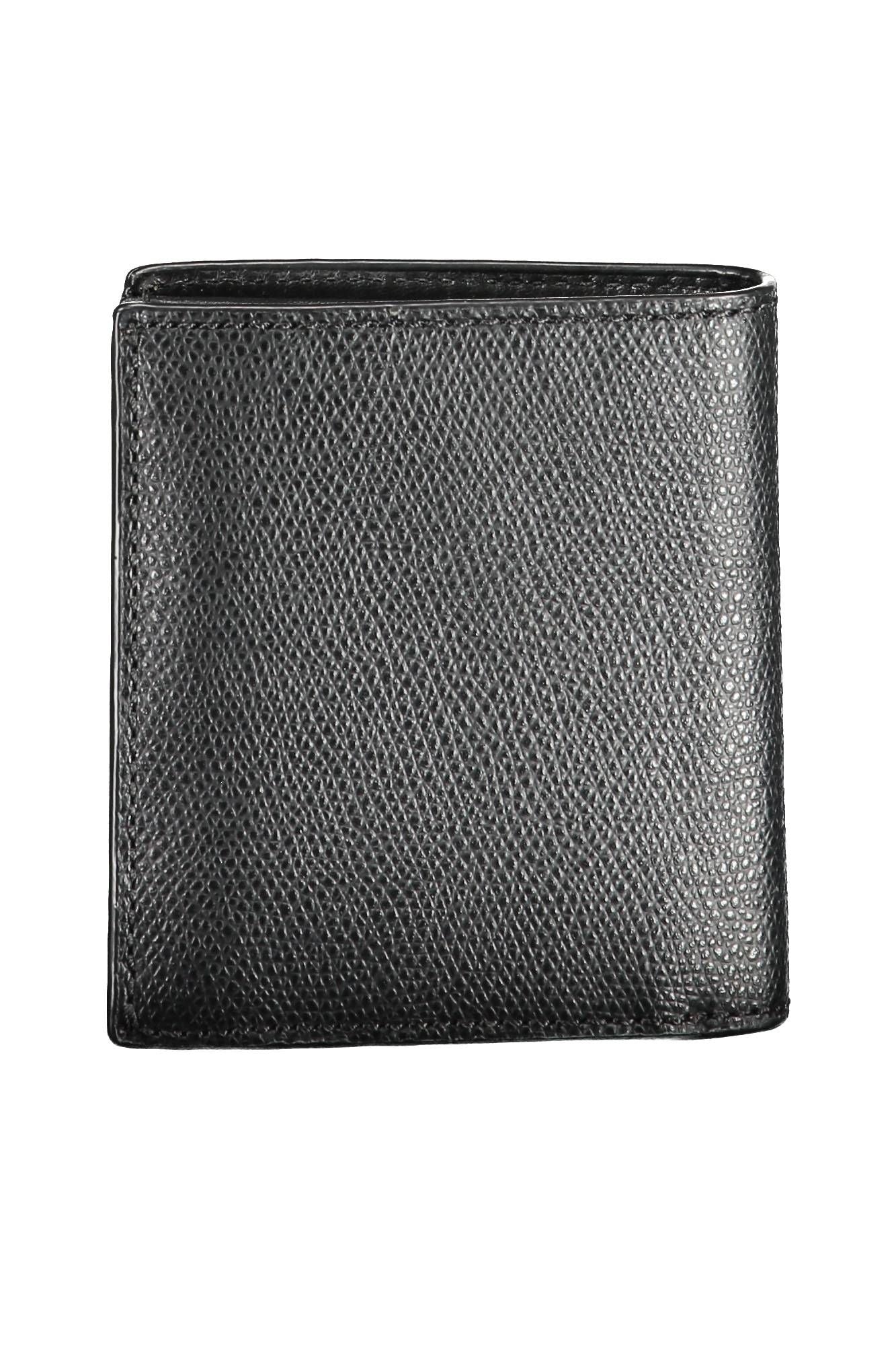 Elegant Black Leather Bifold Wallet