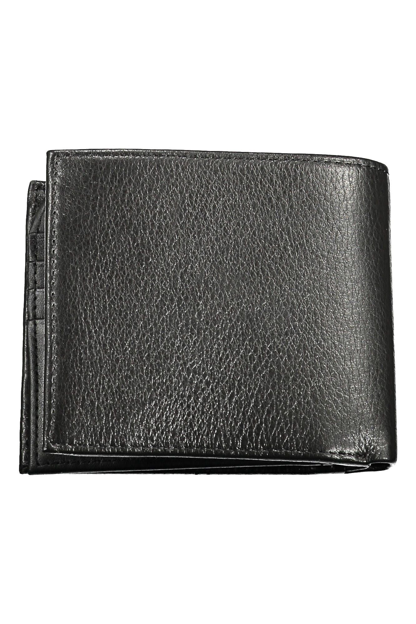 Elegant Black Leather Bifold Wallet