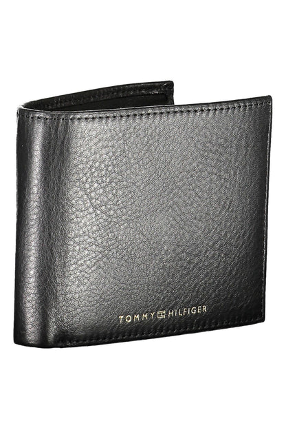 Elegant Black Leather Bifold Wallet