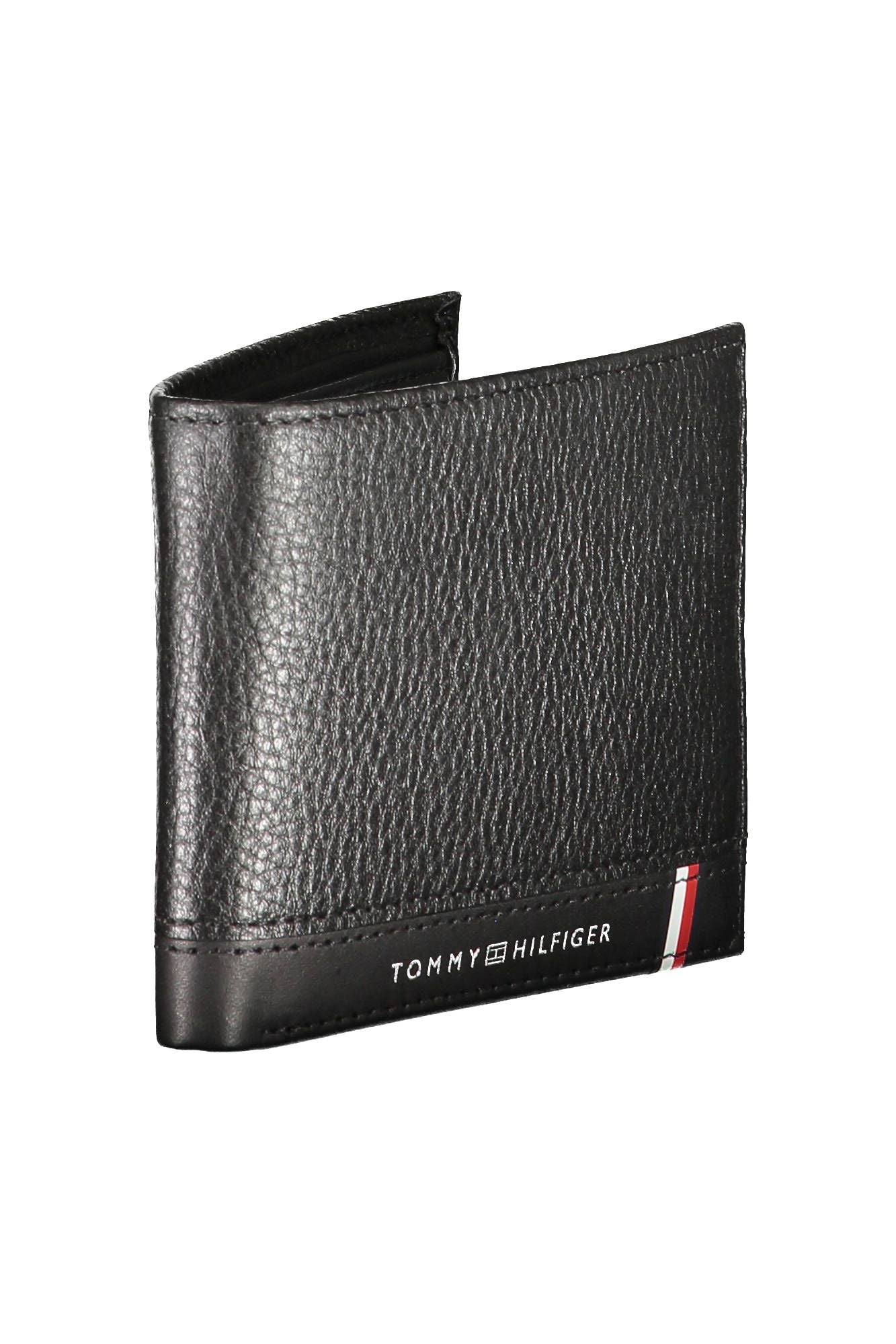 Elegant Black Polyethylene Men's Wallet