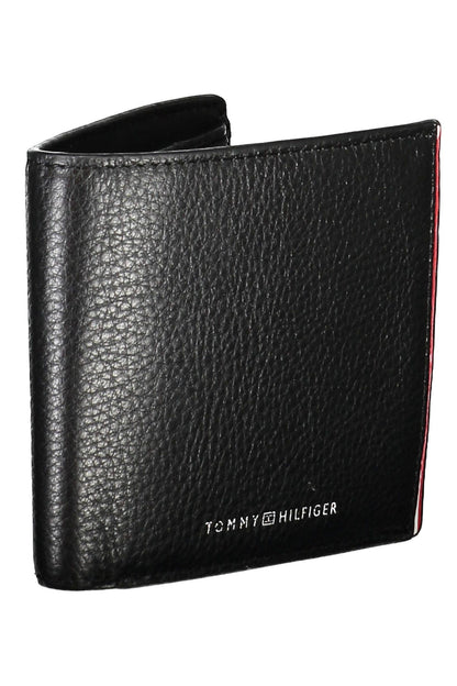 Elegant Black Leather Bifold Wallet