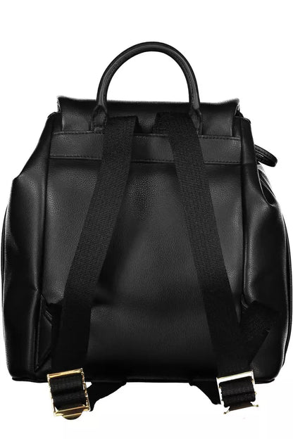 Elegant Backpack with Contrasting Details