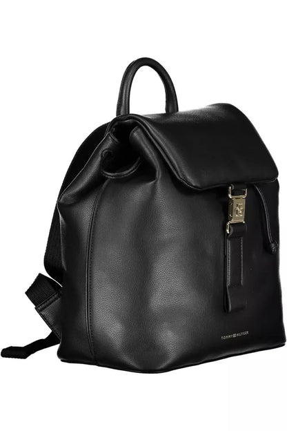 Elegant Backpack with Contrasting Details