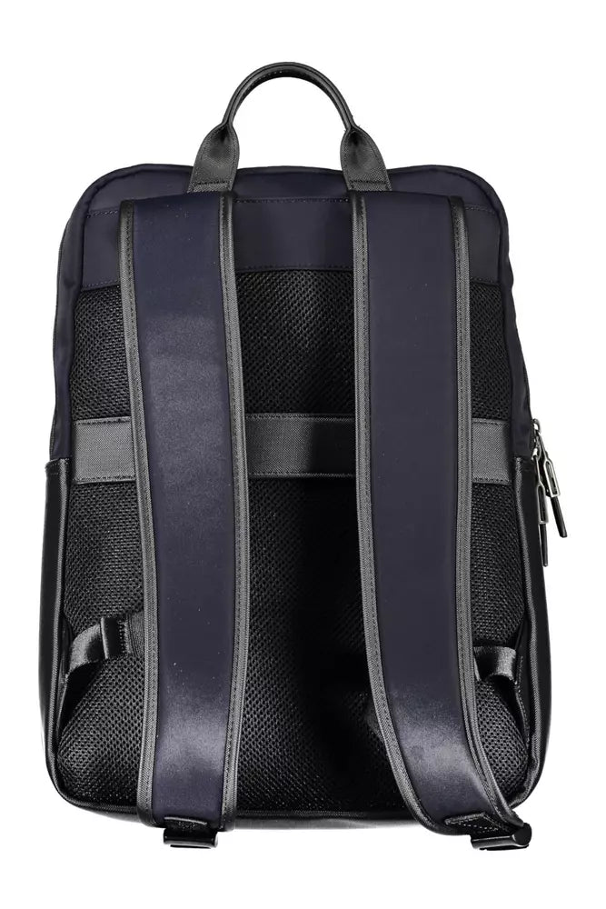 Chic Water-Repellent Blue Backpack