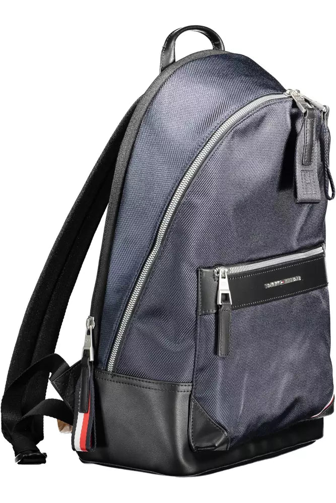 Eco-Conscious Blue Backpack with Laptop Pocket