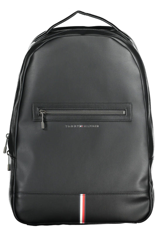 Sleek Urban Backpack with Contrasting Details