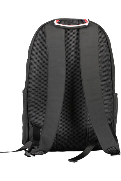 Eco-Conscious Black Backpack with Laptop Compartment