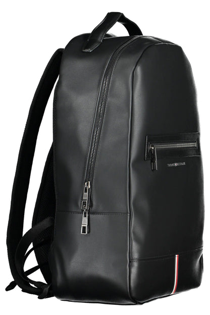 Sleek Urban Backpack with Contrasting Details