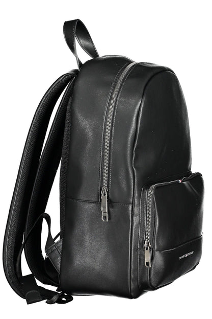 Sophisticated Urban Black Backpack with Laptop Compartment