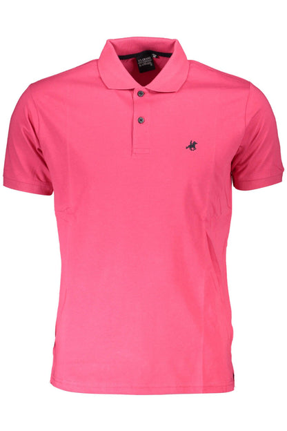 Pinky Elegance Cotton Polo Shirt