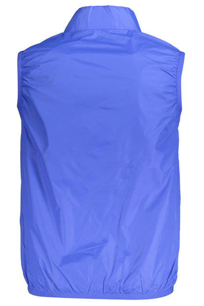 Sleeveless Waterproof Blue Jacket