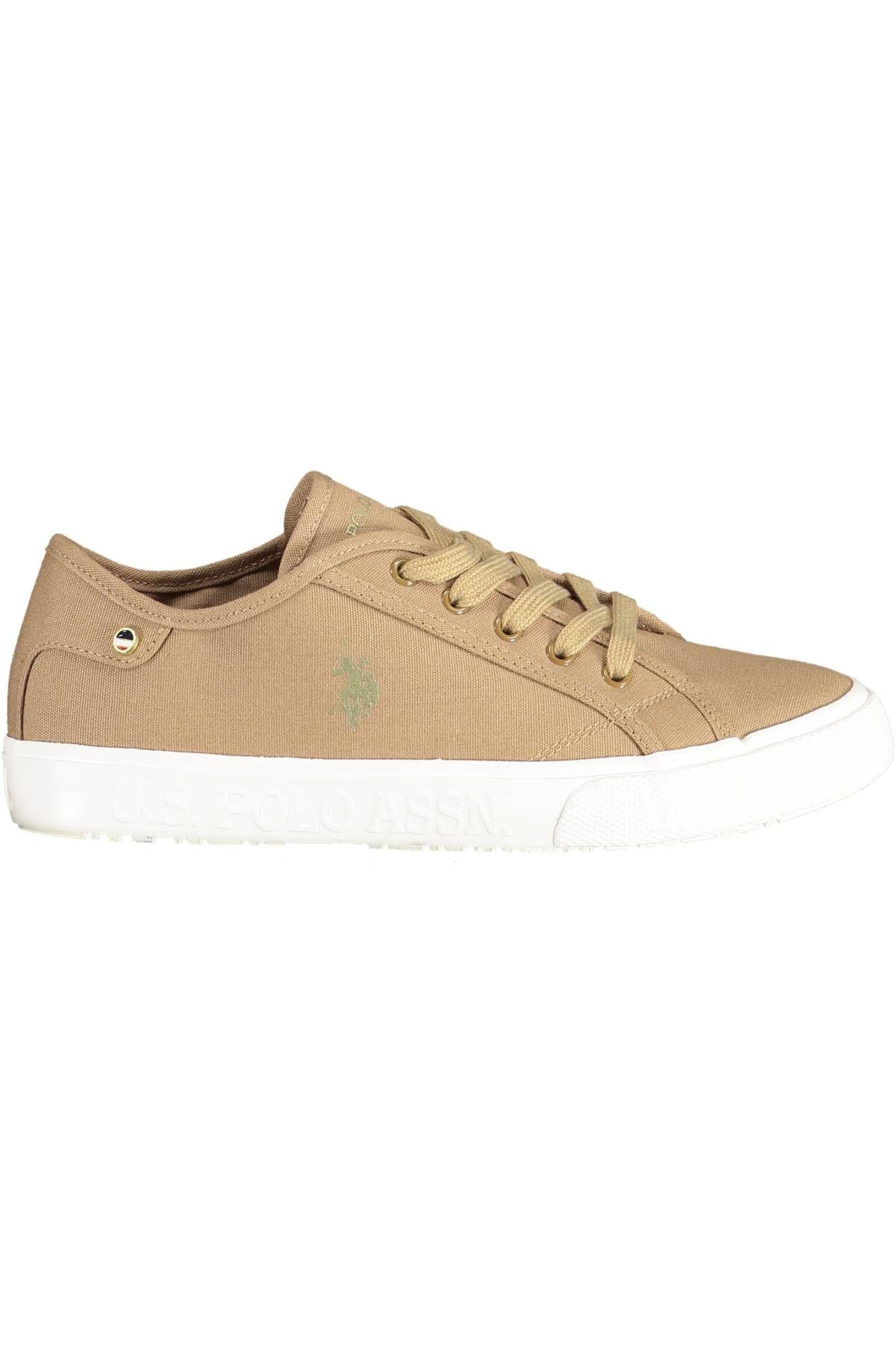 Chic Brown Lace-Up Sporty Sneakers