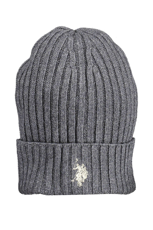 Elegant Embroidered Wool Cap