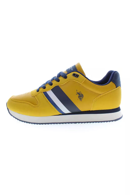 Radiant Yellow Lace-Up Sneakers