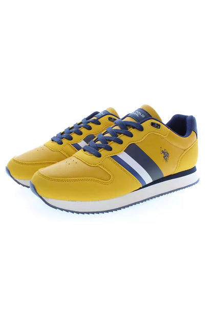 Radiant Yellow Lace-Up Sneakers