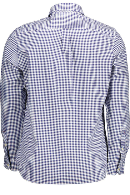 Elegant Light Blue Cotton Shirt for Men