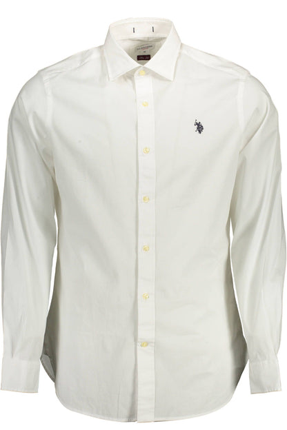 Elegant Slim Fit Long Sleeve White Shirt