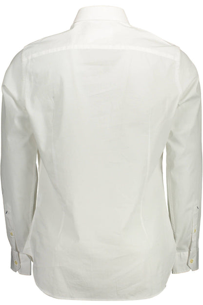 Elegant Slim Fit Long Sleeve White Shirt