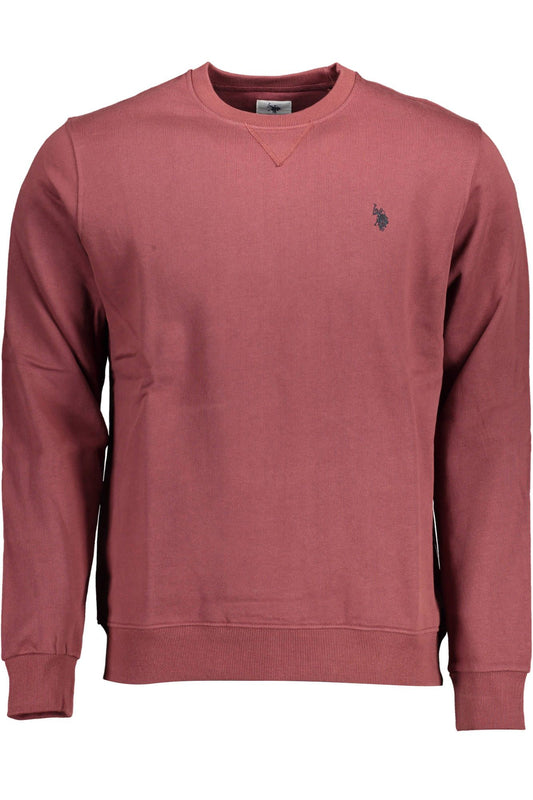 Elegant Purple Cotton Sweatshirt for Men