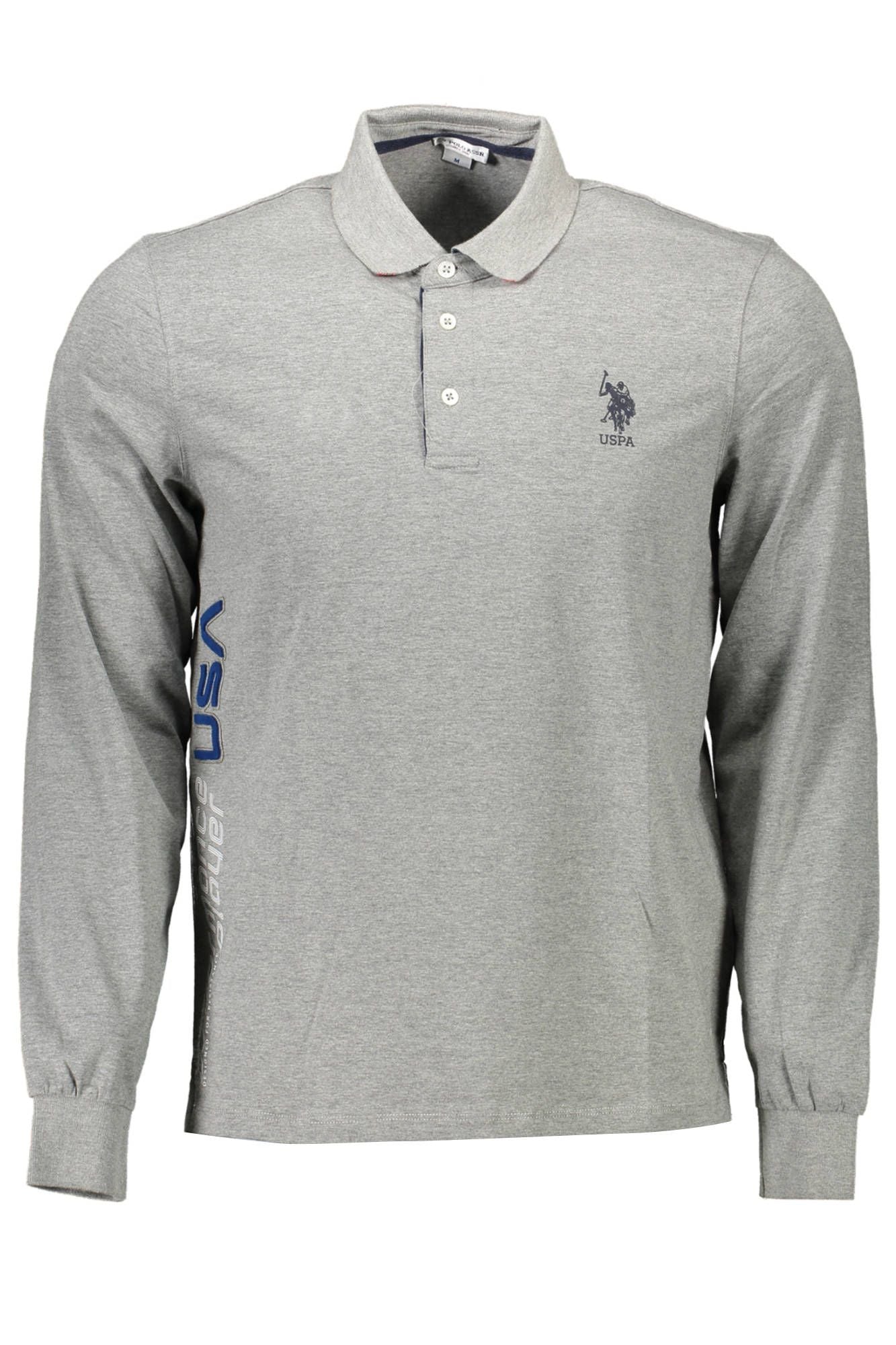 Elegant Long-Sleeved Polo with Contrasting Details